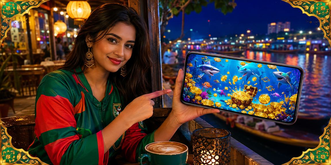 বরিশালের সৈকতে ক্রিকেট বেটিং উপভোগ করছেন একজন দর্শক