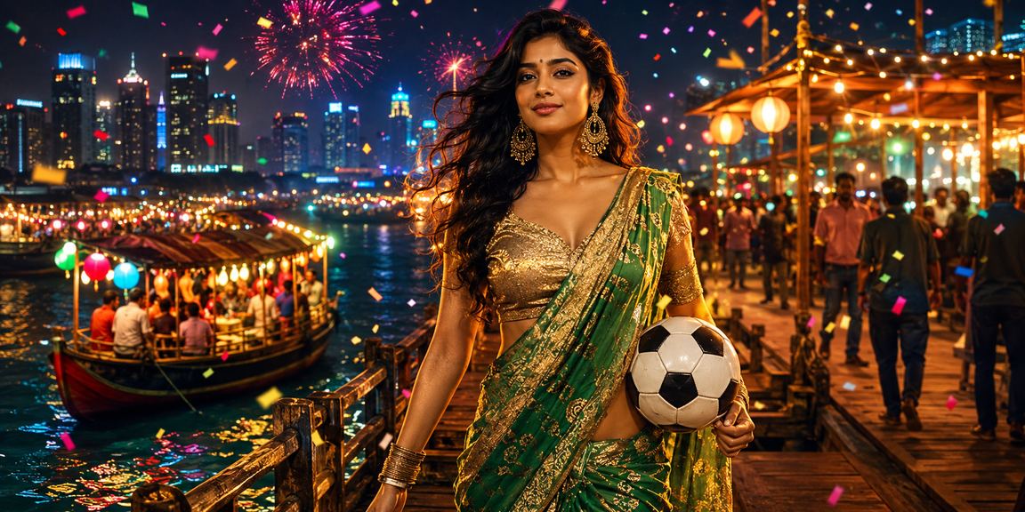 সুন্দরবন এলাকার নাইট মার্কেটে ফুটবল বেটিং উপভোগ করছেন দর্শকরা
