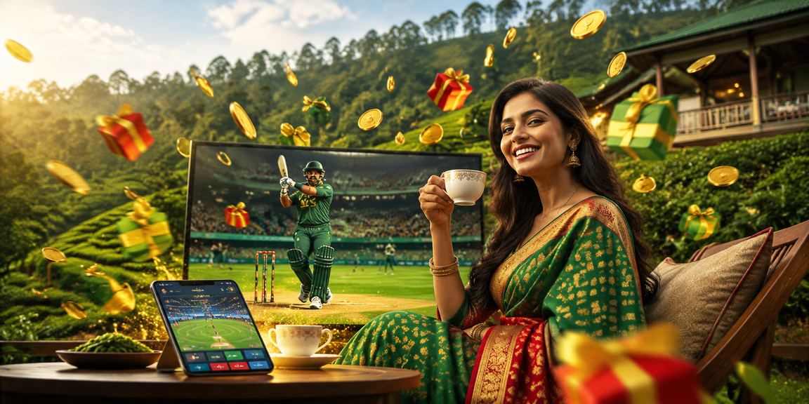 সিলেটের চা বাগানে ক্রিকেট বেটিং উপভোগ করছেন একজন ব্যবহারকারী